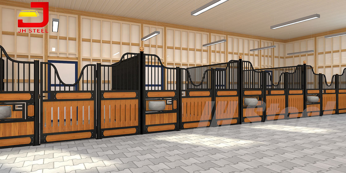 Bamboo Filling Horse Stall Panels For Farm Buildings Equipment