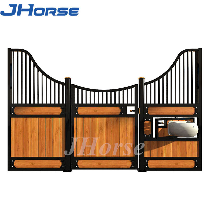 Bamboo Welded Equine Stall Fronts Horse Stable Doors For Horses Rest Using