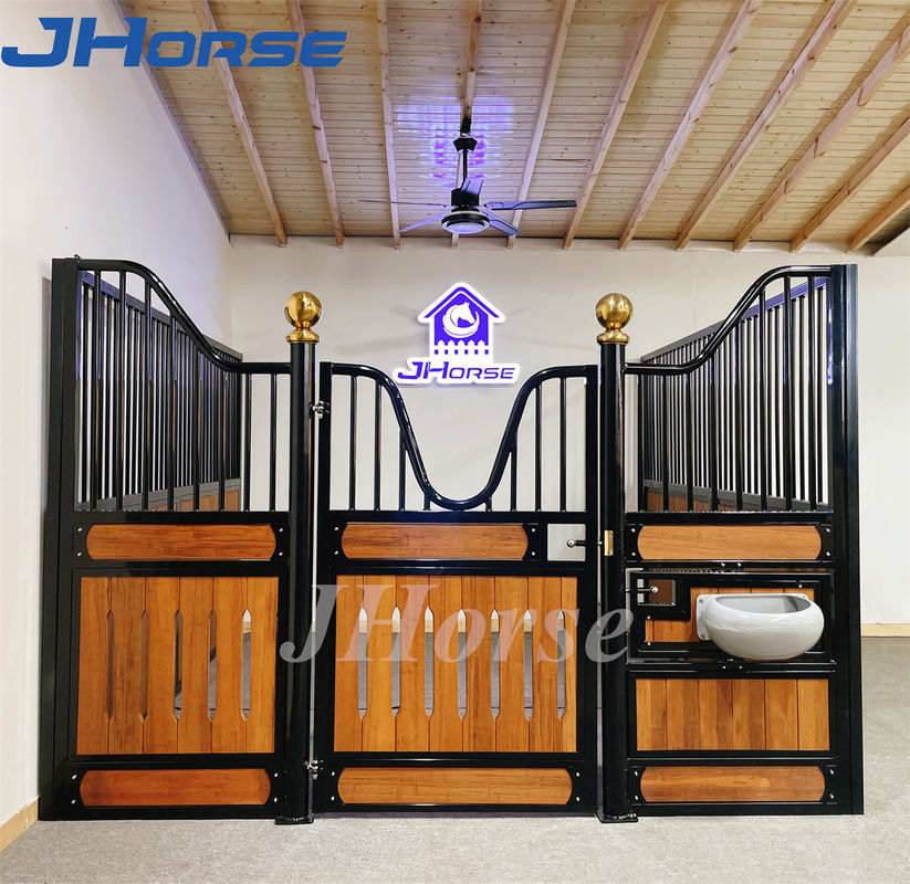 European Horse Stalls with Yoke Front Panel - 3m to 4m