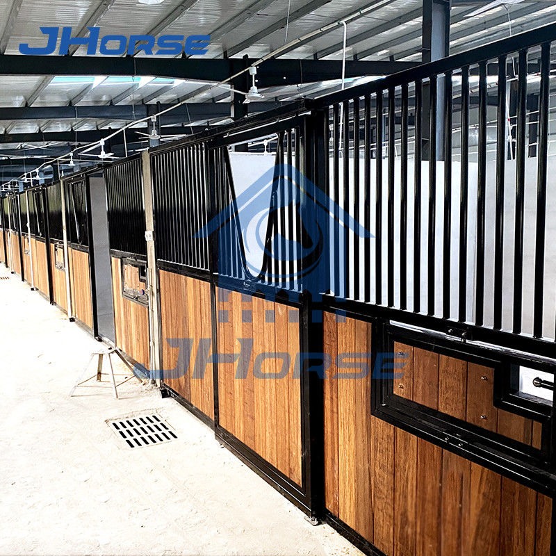 High Performance Horse Stall Fronts For Farms Bamboo Fill In Wood Type