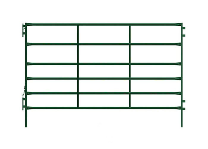 Portable Horse Corral Panels Steel Metal Pipe Galvanized / Painted Finish