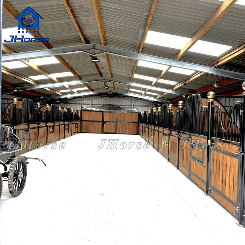 Stable Boxes Heavy Duty Powder Coated Horse Stable Box Equipment Equestrian Horse ...