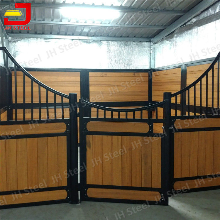 Horse Stable Equipment stall powder coated hot dipped in black or brown