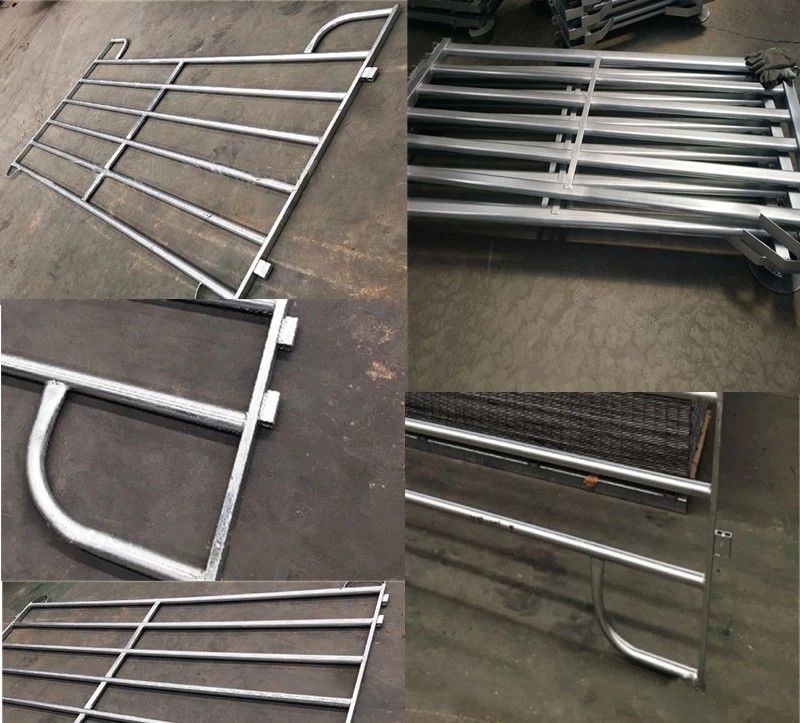 2.1x1.8m Metal Galvanized Steel Livestock Panels For Horses