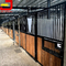 Bamboo Infill 32mm Horse Stall Panels With Sliding Door Swivel Feeder