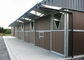 Simple Miniature Horse Box Stall , Prefab Horse Stalls With Bucket Feeders