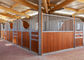 Freedom Horse Stalls | System Horse Stalls in black coating and bamboo wood stall