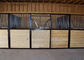 Classic Bamboo Infill Horse Stall Panels 50 * 50mm Steel Frame Tube