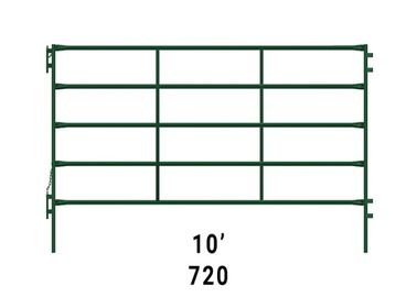 4 Gauge Livestock / Horse Corral Panels Anti Dust Green Painting Finishing