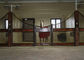 Portable Black Powder Coated Steel Horse Stables 3.6m 3.8m 4.0m