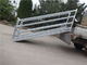 Galvanized  Adjustable Loading Ramp Galvanised Steel Material For Livestock