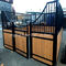 Horse Stable stall Panel in Hot Dipped Galvanised with black wood