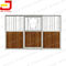 Hight Quality bamboo horse stalls horse stables in black coating