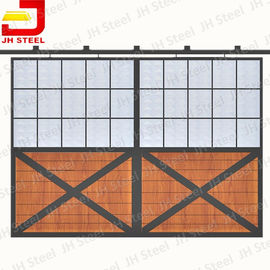 Powder Coated Black Horse Stable Stall Panel Fronts for China