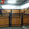 Indoor Modular Safety Free Standing Horse Stalls With Bamboo Wood
