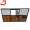 Powder Coated Horse Stall Panels , Horse Barn Stalls Steel Pipe Material