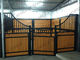 Painting Steel Black Powder Coated Bamboo Portable Horse Stables