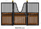 Dividers Fronts HDG 50x50 European Horse Stables