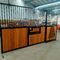 10ft 12ft 14ft Metal Horse Stall Fronts Hot Dip Galvanized Bamboo Pine Wood