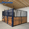 Beautiful Freestanding Horse Stall Fronts Steel Frame Infill Bamboo