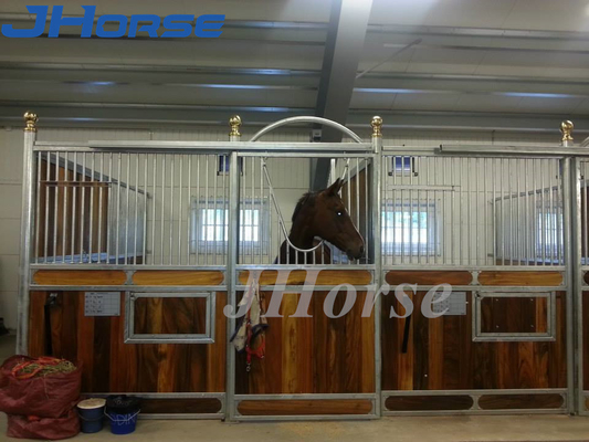 Prefabricated Movable Easy Replace Sliding European Horse Stall Fronts Panels