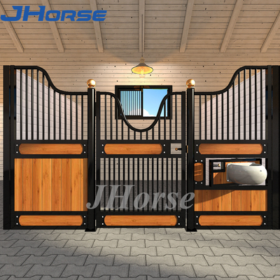 Anti Corrosion Bamboo Horse Stall Panels Ecofriendly Luxury