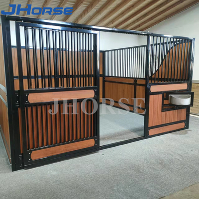 PVC Bamboo Horse Stall Fronts Black White Or Customize