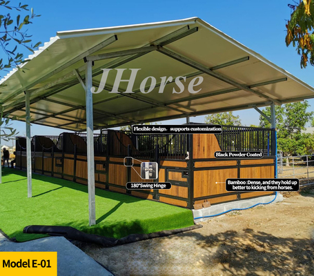 Professional Range Select steel  Horse Stall Fronts 3.8m  With Double Dutch Door
