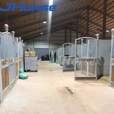 Heavy Duty Movable HDG Treatment Steel Horse Stall Fronts Corrosion  Proof