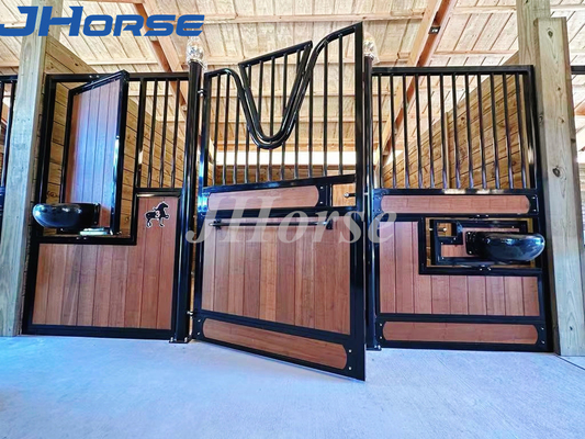 6ft X 6ft Prefabricated Horse Barn Panels Customized Frame Horse Stable Fronts