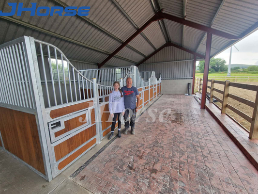 Bamboo Horse Stall Panels Horse Stable Barn With Standard Swing Door Included Hardware