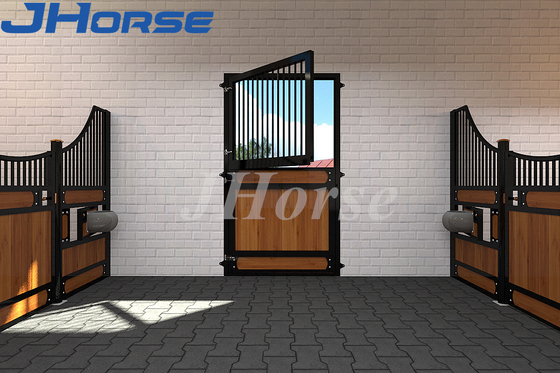 Prefabricated Bamboo Wood Horse Stable Stall Panel and Fronts