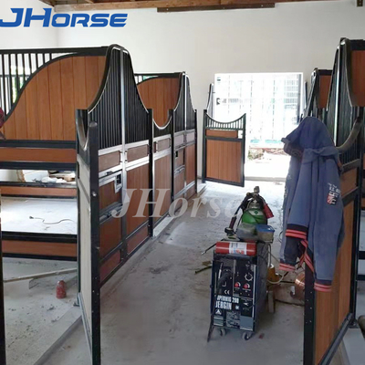 Metal Horse Stall Fronts Fence Panel Stable With Sliding Door Or Swing Door