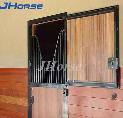 Customize Design European Style Horse Stall Stable with bamboo wood