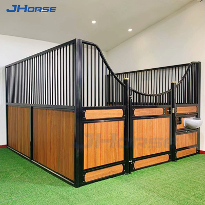 Custom Free Standing 2.25m European Horse Stalls Durable Strong Heavy Duty
