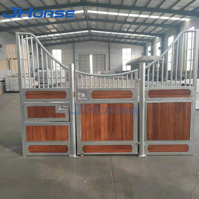Customizable European Style Stall Fronts Bamboo Metal Free Standing For Security