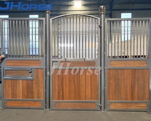Customized Europe Luxury Equitation Barn Horse Stable With Hay Feeder