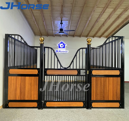 Indoor 2.25m Premade Horse Stalls Steel Build Design Portable Temporary Galvanized