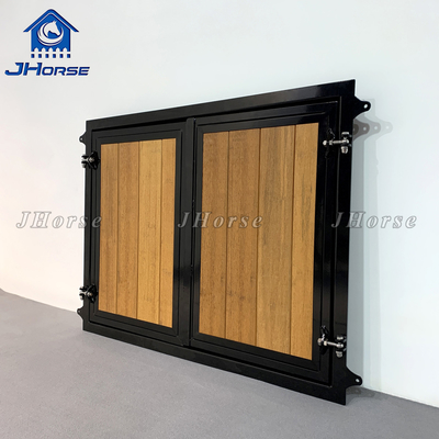 Brown Weather Resistant DIY Horse Barn Door Durability Customizable / Easy Installation
