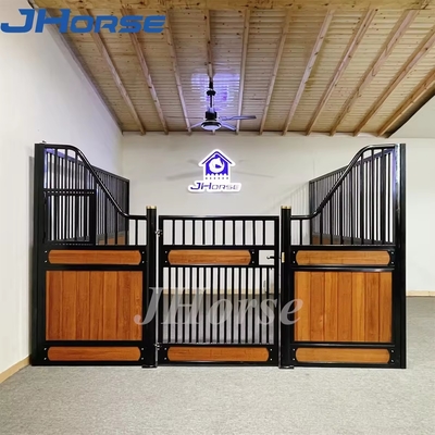 Customized Color Horse Stable Fronts Panels 2.2m Height Powder Coated Galvanized European Horse Stalls