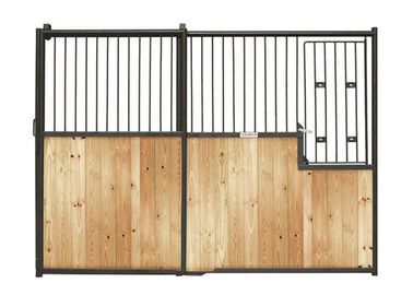 Pre Built Metal Horse Stall Doors , Durable Equestrian Horse Barn Stall Fronts