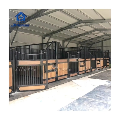 Customizable European Horse Stalls in Varied Heights Weatherproof with Swing or Sliding European Horse Stalls