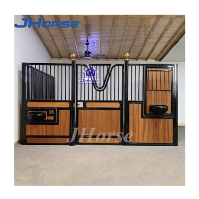 4.2m European Horse Stalls Powder Coated Or Galvanized Weatherproof Customizable