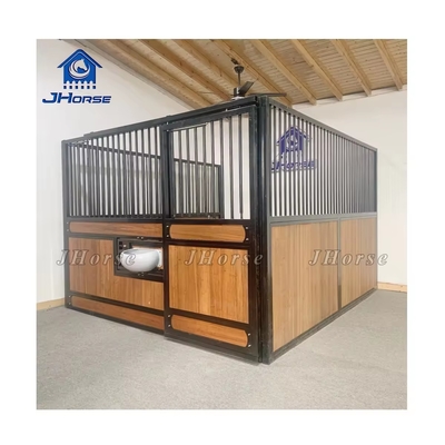 Swing Door Steel and Bamboo Horse Stall Fronts Welded