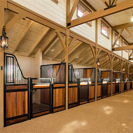 Customized Front Door Type Stall Front Grills Use Sliding Stable Door