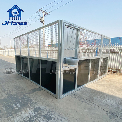Secure And Durable 10ft Length Brown Horse Stable Best Choice For Horse's Well-Being