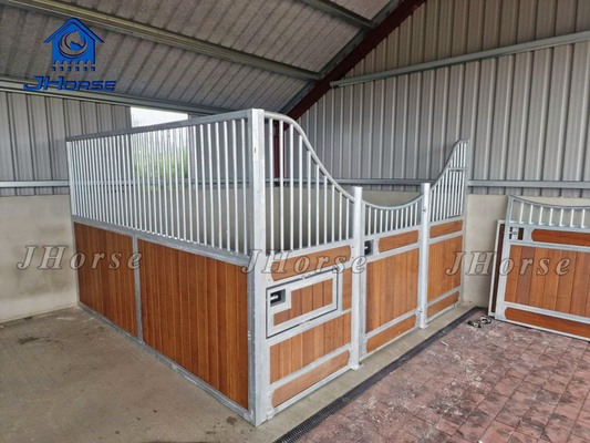 Sliding Door European Horse Stalls For Durable And Stylish Horse Management