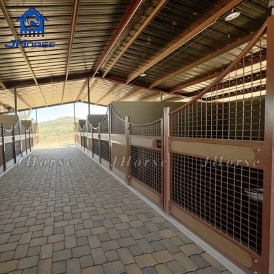 Strong Durable Easily Assembled Portable Horse Stall Panels Bamboo Horse Stable Box