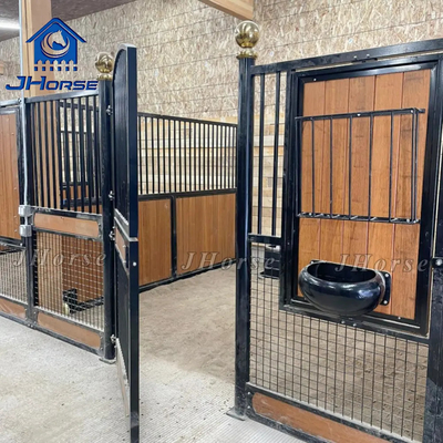 Custom Indoor Horse Riding Durable Anti Rust Steel Horse Stable