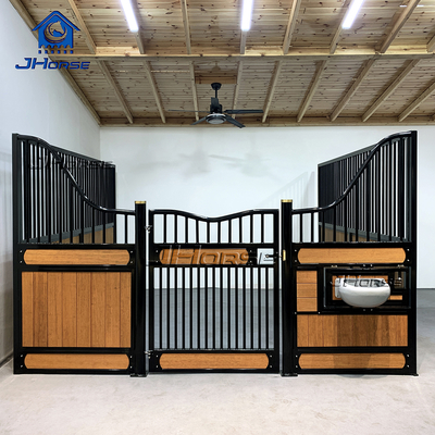 Horse Stable Front Panel Bamboo Pine Wood Door Design Equestrian Supplies